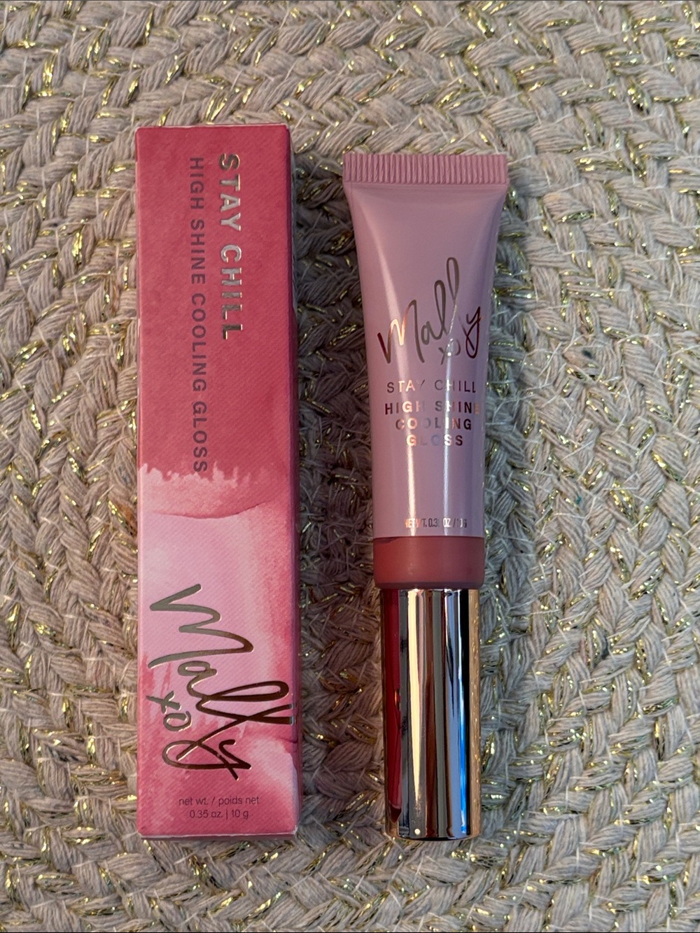 Mally Stay Chill High Shine Cooling Gloss - Minty Mauve